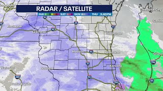 Wisconsin Winter weather radar on March 9 2023  FOX6 News Milwaukee [upl. by Yretsym438]