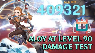 ALOY  LEVEL 90  400K DAMAGE  GENSHIN IMPACT [upl. by Ativet606]