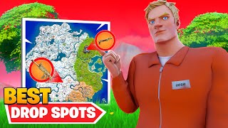 Best HIDDEN Drop Spots in Chapter 3 Season 1 Fortnite Guaranteed Gold Shotgun  Mythic AR [upl. by Gluck]