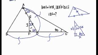 2012 KPSS Matematik üçgen sorusunun çözümü [upl. by Donnamarie82]