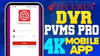 Securus dvr mobile app PVMS PRO in telugu cctvcamera [upl. by Anemaj259]