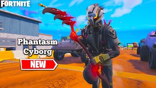 NEW PHANTASM CYBORG STYLE SKIN GAMEPLAY  FORTNITE LEVEL UP QUEST PACK  ELEMENTAL EIDOLON SET [upl. by Roche16]