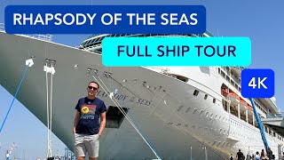 Royal Caribbean Rhapsody of the Seas  FULL 4K HD SHIP TOUR [upl. by Hennessey502]