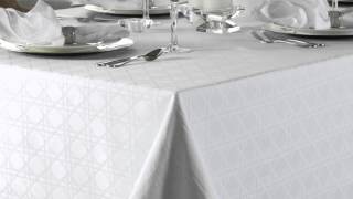 Wamsutta Cane Tablecloth at Bed Bath amp Beyond [upl. by Gavrah]