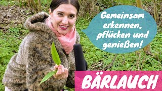 BÄRLAUCH ERKENNEN PFLÜCKEN UND GENIEßEN 🙌🌿😋 BärlauchSalat 🥗 BärlauchPesto [upl. by Akienaj]