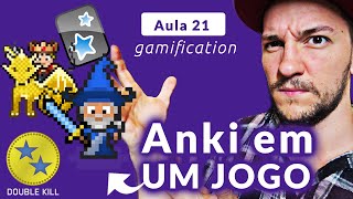 Anki gamification Extensões para anki que o tornam um Jogo Com RPG e double kill [upl. by Imaon747]