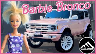 Custom Bright Pink Ford Bronco Build Check This Out [upl. by Esbensen]