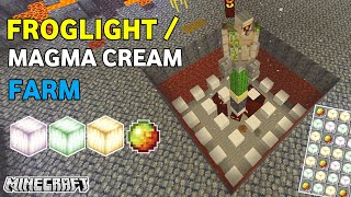 Simple Froglight farm in Minecraft pe 119  Magma cream farm mcpe119 mcpebedrock [upl. by Jar769]