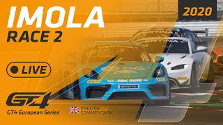 RACE 2  IMOLA  GT4 EUROPE IMOLA 2020 [upl. by Leverett]