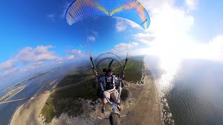 Paramotor Flight June 8th 2024  First BEACH flight [upl. by Netsirk]