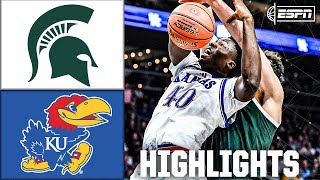 Michigan State Spartans vs Kansas Jayhawks  Full Game Highlights  ESPN College Basketball [upl. by Siari]