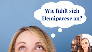 Wie fühlt sich Hemiparese eigentlich an [upl. by Ardnikat399]