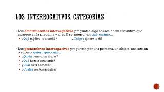 Relativos interrogativos exclamativos e interjecciones [upl. by Englis209]