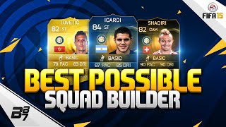 FIFA 15  BEST POSSIBLE INTER MILAN SQUAD BUILDER w TOTS ICARDI and JOVETIC [upl. by Kowalski]