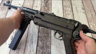 Umarex Legends MP German MP40 Legacy Review  Test Co2 45mm BB  IWA 2017 Neuheit [upl. by Rramo]