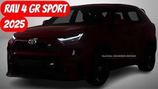 TOYOTA RAV4 GR SPORT HYBRID 2025 Whats New Inside [upl. by Aubin872]