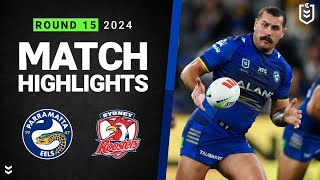 NRL 2024  Eels v Roosters  Match Highlights [upl. by Edmondo]