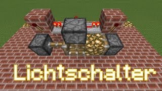 MinecraftTutorial Lichtschalter PMT018 [upl. by Resor]