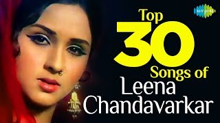 Top 30 Songs of Leena Chandavarkar  लीना चंदावरकर के 30 गाने  HD Songs  Itna To Yaad Hai Mujhe [upl. by Naryb]