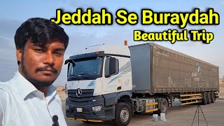 Jeddah Se Buraydah SaudiArabia Truck Driver [upl. by Hpejsoj]