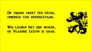 De Vlaamse Leeuw  Volkslied van Vlaanderen [upl. by Deloria333]