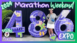 Marathon Weekend DOPEY Challenge 2024  EXPO  Doing Dopey  RunDisney [upl. by Akinorev925]