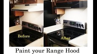 How to Paint your Old Range Stove Hood [upl. by Eema]