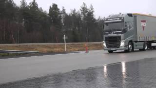 Volvo Trucks  Emergency braking at its best [upl. by Annabella200]