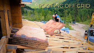 Will this finally be the LAST of the ROOF sheathing I OFF GRID Homestead BUILD I [upl. by Willabella]