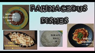 FARINACEOUS DISHES  HPC 113 [upl. by Monie]