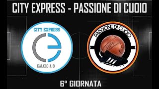 ROMA TORNEI  INV 2425  CALCIO A8 OVER 40 RS  6° GG  CITY EXPRESS  PASSIONE DI CUOIO 43 [upl. by Jedediah650]