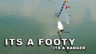 Footy Ranger  An RC sailboat out of 3mm depron [upl. by Columbyne]