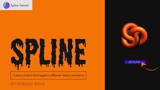 Spline 3D App Tutorial Create an Interactive Button to Trigger a 3D Animation [upl. by Attenauqa78]