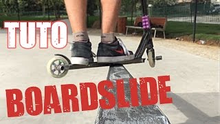 Comment faire le boardslide quotrailsquot trotinette freestyle  TutoFR 20 [upl. by Ramiah]