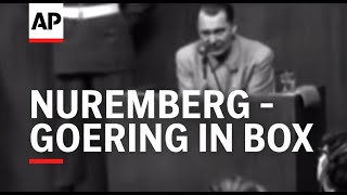 NUREMBERG  GOERING IN BOX  SOUND [upl. by Pebrook]