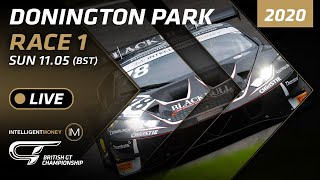 RACE 1  BRITISH GT  DONINGTON 2020 [upl. by Tove]