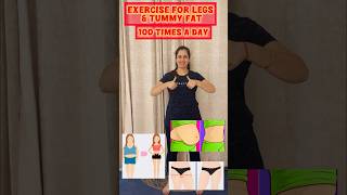 1 exercise for legs and tummy fat weightloss bellyfat shorts viral trendingshorts [upl. by Cathie32]