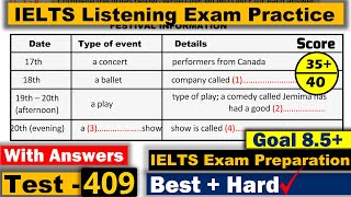 IELTS Listening Practice Test 2024 with Answers Real Exam  409 [upl. by Thibaud]