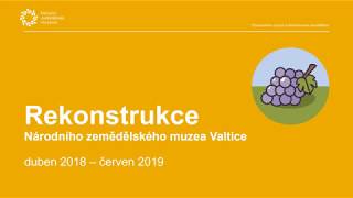 Rekonstrukce Národního zemědělského muzea Valtice 201819 [upl. by Adams]