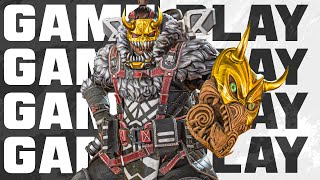 Gibraltar Golden Guardian × SKIN GAMEPLAY × Apex Legends [upl. by Anatola]