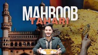 HYDERABADS FAMOUS TAHARI ✅  MAHBOOB TAHARI  OLD CITY STREET FOOD 😍 [upl. by Arette]