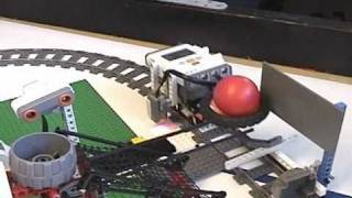 Lego robots playing ball [upl. by Lund318]