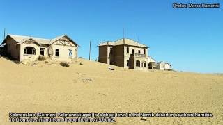 Kolmanskop a ghost town in the Namib desert  Namibia [upl. by Ahsirtak]