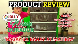 JOLLY PLASTIC WAVE DURABOX Product Review  MURA AT MATIBAY NA PLASTIC HOUSEWARES [upl. by Shauna]