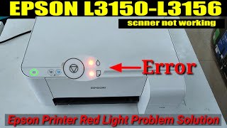 Epson l3150 scanner not working  fix epson l3150 scanner error [upl. by Kylah]