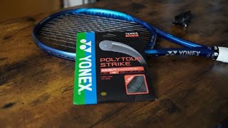 Strikingly Special Yonex PolyTour Strike Tennis String Review [upl. by Yenduhc]