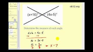 Complementary Supplementary and Vertical Angles [upl. by Lekkim598]