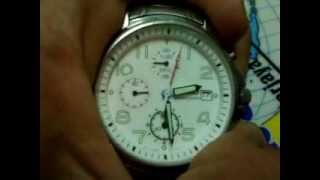 SEIKO CHRONOGRAPH 7T92 Stopwatch Hand Position Adjustment [upl. by Keg]