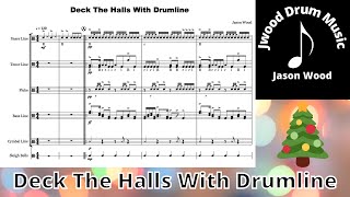 Deck The Halls With Drumline  Drumline Cadence [upl. by Ahsiaa]