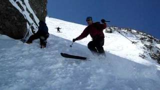 Tuckermans Ravine CrashFace First Slide [upl. by Aicilyhp]